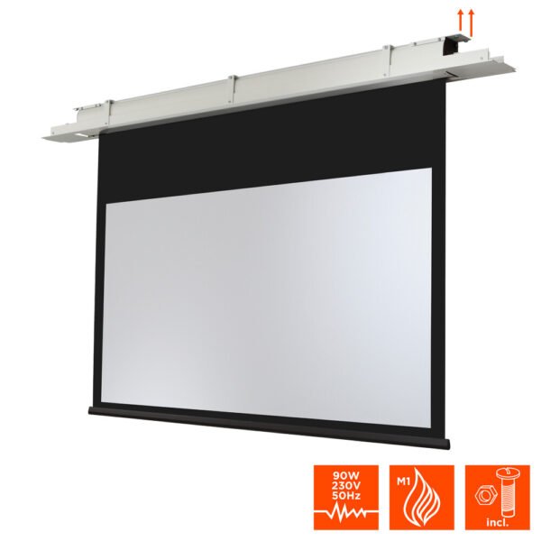 Ecran encastrable au plafond motorisé celexon Expert 300 x 169 cm – Image 6