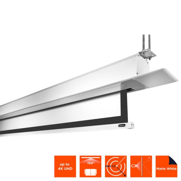 Ecran encastrable au plafond motorisé celexon PRO Plus 300 x 169 cm – Image 5