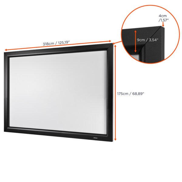 Ecran sur cadre celexon Home Cinema 300 x 169 cm – Image 4