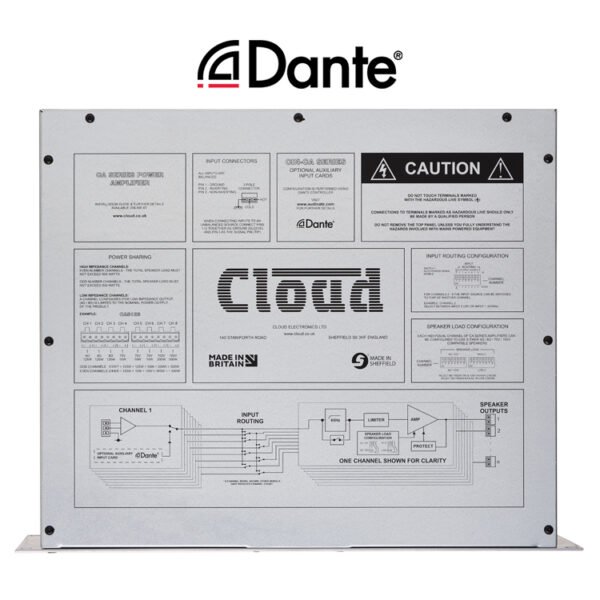 CA6160 - 6 Channel Amplifier 160w Per Output Channel – Image 3