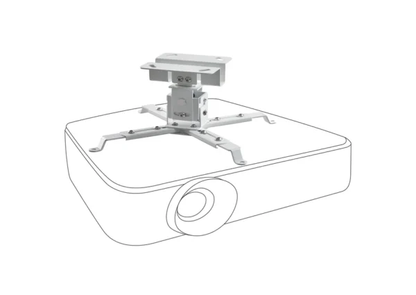 Universal ceiling mount celexon MultiCel1200W – Image 4