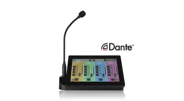 PAGENETDN 10" touch screen | UCP | PoE DC | Dante™ | EclerNet