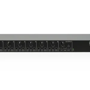 SAM612T 6x2  1U rack  3-band EQ  analogue mixer