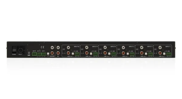 SAM612T 6x2  1U rack  3-band EQ  analogue mixer – Image 2