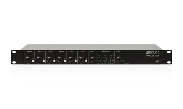 eSAM702 7x2 | 1U rack | analogue mixer