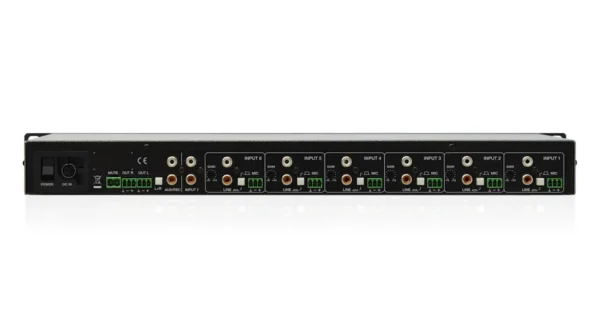 eSAM702 7x2 | 1U rack | analogue mixer – Image 2