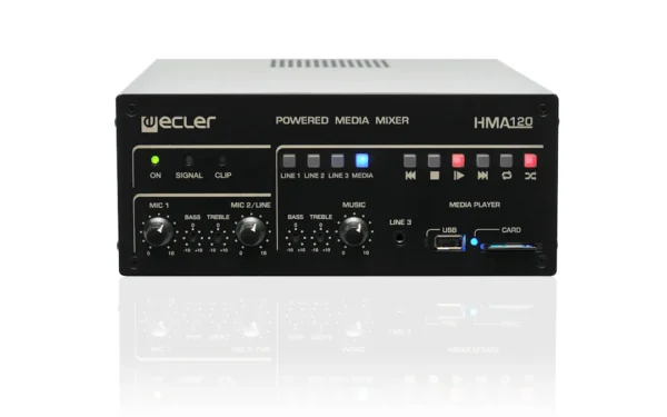 HMA120 120 WRMS | powered | media mixer