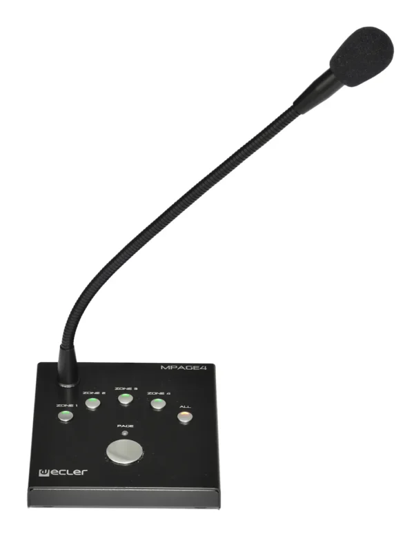 MPAGE4 4-zone | desktop | paging station