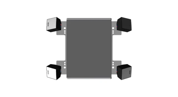 ARQSB10SATB Loudspeaker wall-mount hardware – Image 2