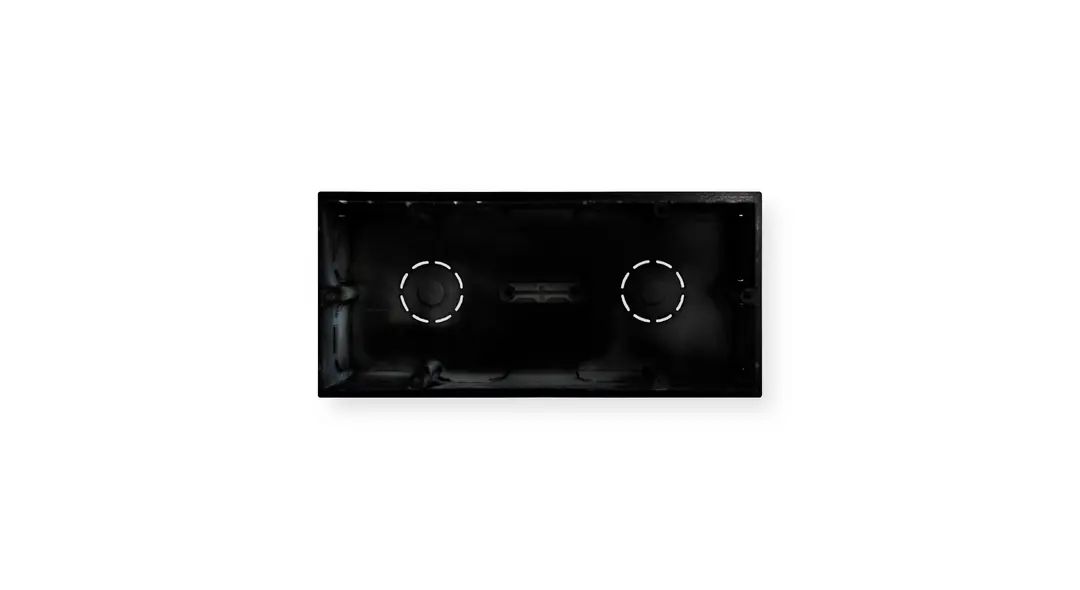 WPA2FMBOX In-wall double flush mount installation box – Image 2