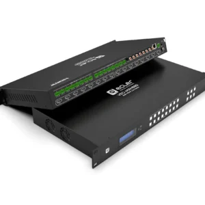 VEO-MXH88D HDMI 2.0 8x8 18Gbps Matrix with Audio De-Embedders and Display