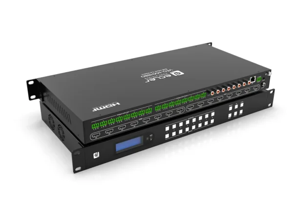 VEO-MXH88D HDMI 2.0 8x8 18Gbps Matrix with Audio De-Embedders and Display – Image 5