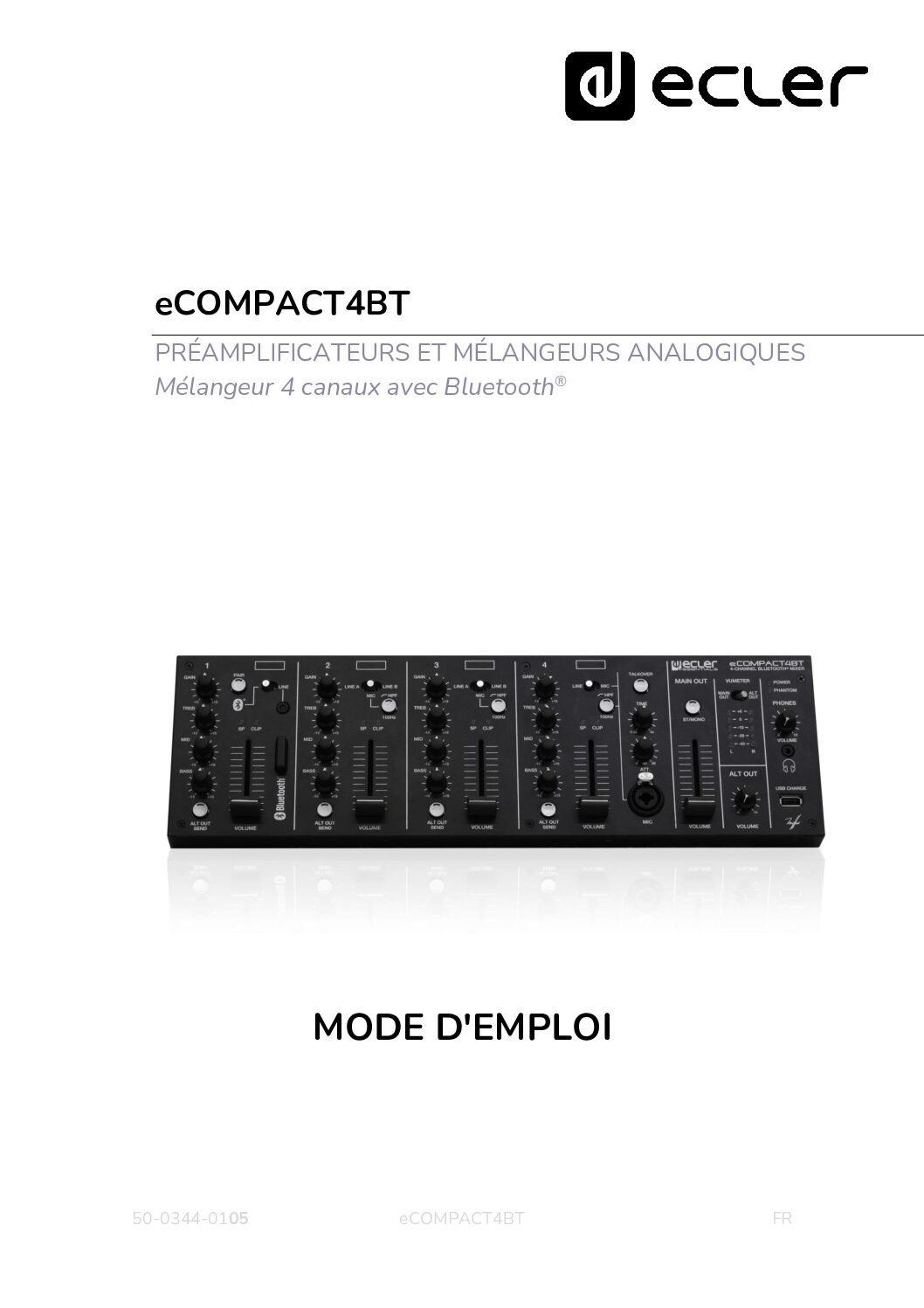 eCOMPACT4BT 4-ch | Bluetooth® | analogue mixer – Image 5