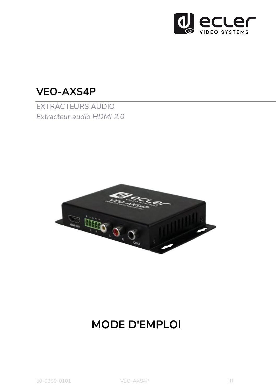 VEO-AXS4P HDMI 2.0 audio Extractor – Image 4