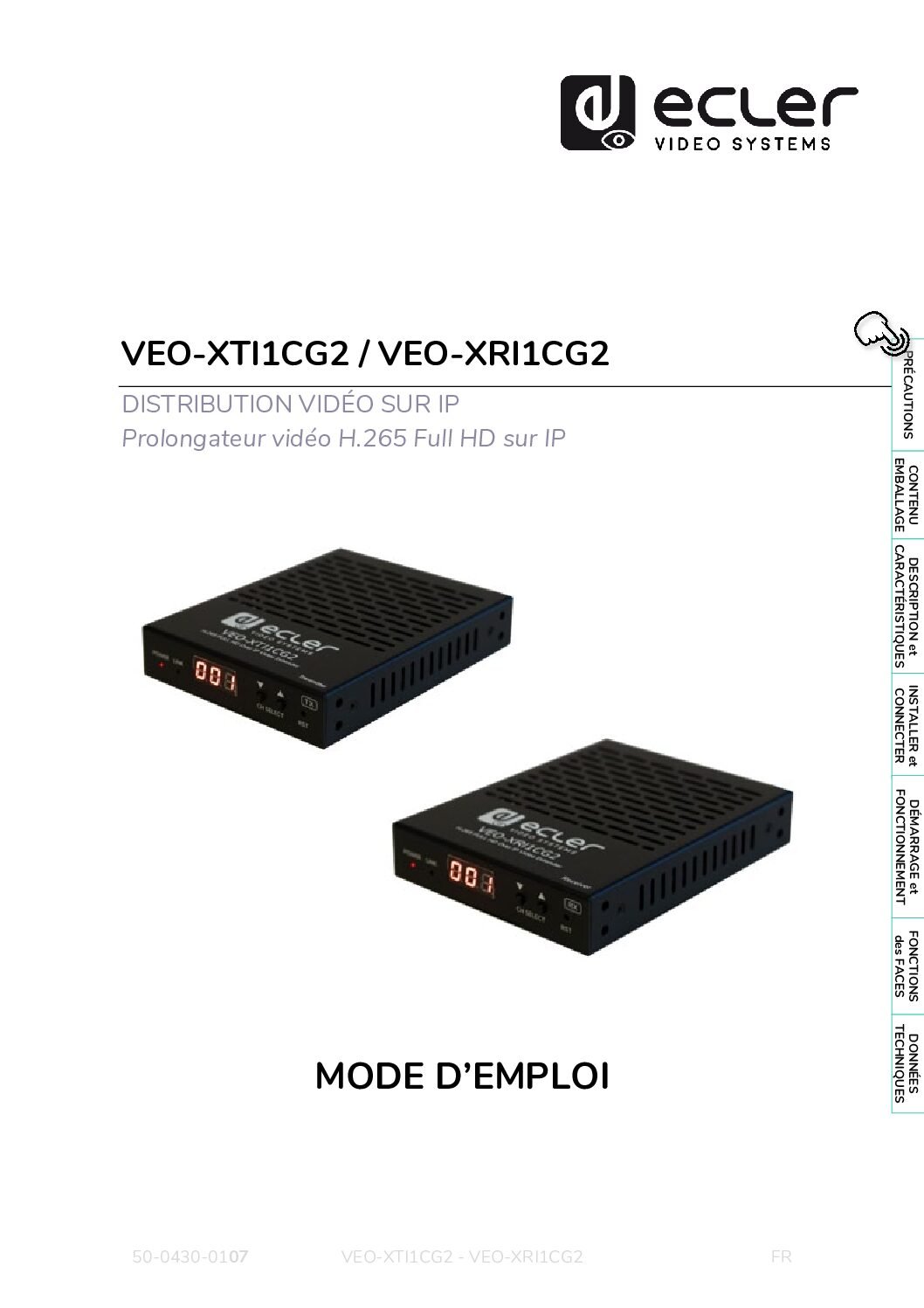 VEO-XRI1CG2 H.265 Full HD over IP Video Extenders – Image 6