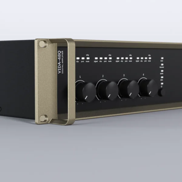 VIDA-48Q Dante™/AES67 Digital Amplifier with DSP and Player – Image 4