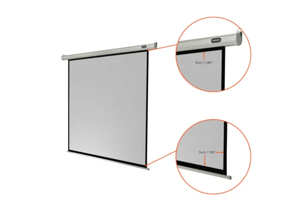 Celexon Economy 120 x 120 cm motorized projection screen – Image 5