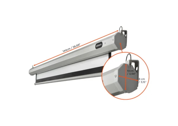 Celexon Economy 120 x 120 cm motorized projection screen – Image 3
