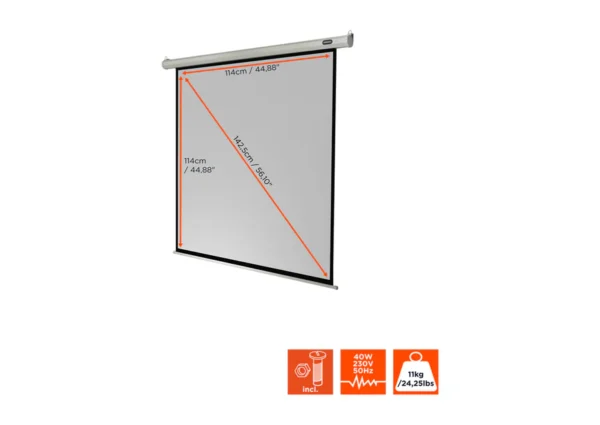 Celexon Economy 120 x 120 cm motorized projection screen – Image 4