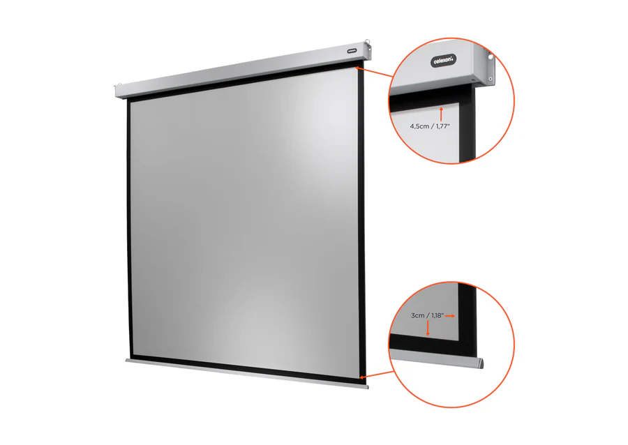 celexon PRO Plus 120 x 120 cm motorized projection screen – Image 5