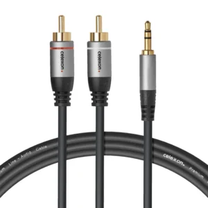Celexon PRO 3m 2x RCA to 3.5mm stereo jack audio cable