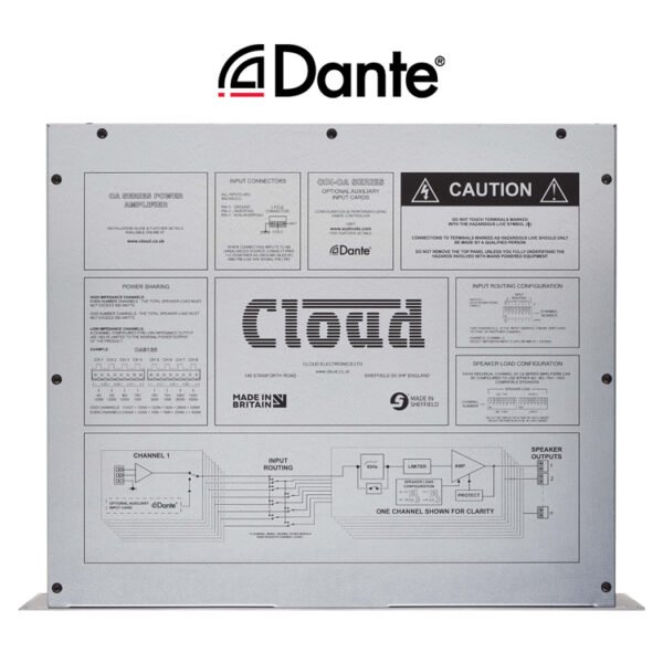 CA8125 - 8 Channel Amplifier 125w Per Output Channel – Image 2