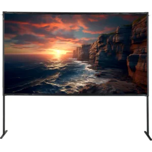 Celexon projection screen on basic mobile frame 177 x 99 cm