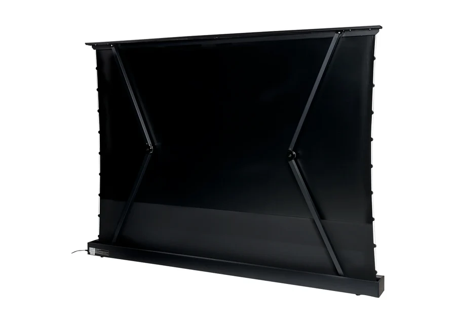 celexon HomeCinema V2.0 High Contrast Motorized Floor Projection Screen - CLR UST, 100", Black – Image 6
