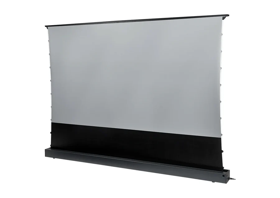 celexon HomeCinema V2.0 High Contrast Motorized Floor Projection Screen - CLR UST, 100", Black – Image 2