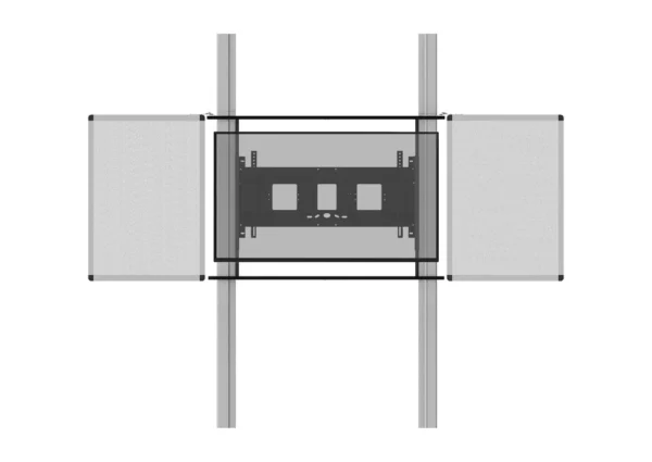 celexon Expert 2-column electric pylon system Adjust-6586W SmartSlide with wings