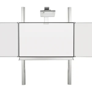 Expert Adjust wall-mounted whiteboard manually adjustable in height 300 x 130cm - TOUCH