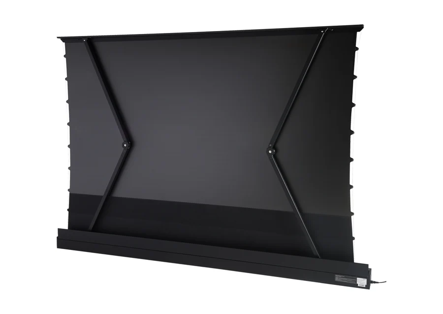 celexon HomeCinema Plus High Contrast Motorized Floor Projector Screen 221 x 124 cm, 100" - CLR UST, Black – Image 6