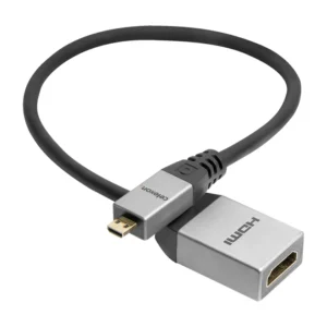 celexon PRO Micro HDMI to HDMI-A Female Adapter with Ethernet 2.0ab 4K, 0.25 m