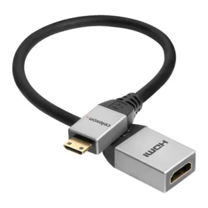 celexon PRO Mini HDMI to HDMI-A Female Adapter with Ethernet 2.0a/b 4K, 0.25 m
