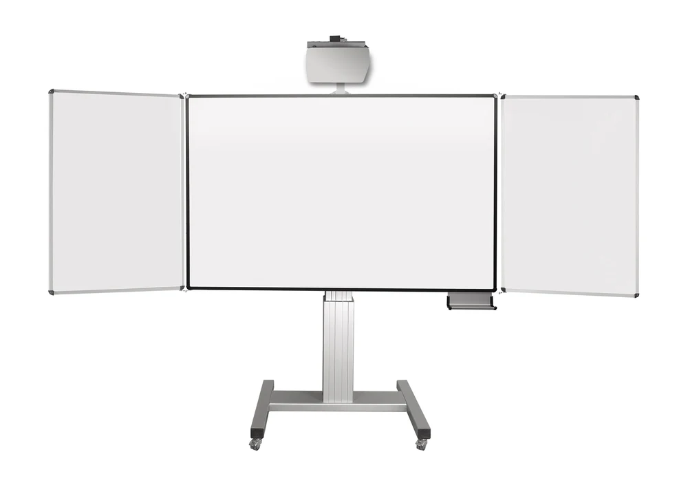 Mobil Expert Adjust electrically height-adjustable standing whiteboard 192 x 120cm - PEN