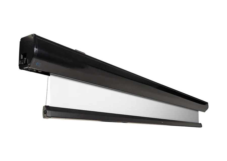 celexon HomeCinema Plus 204 x 114 cm, 92" Motorized Tensioned Projection Screen - CLR UST, Black – Image 4