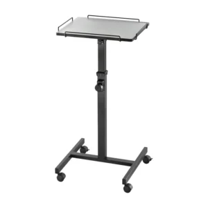 celexon PT2000B mobile presentation table for video projector, with 1 shelf - Black