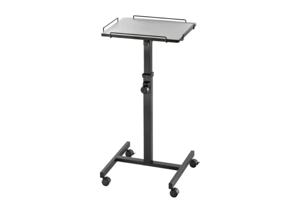 celexon PT2000B mobile presentation table for video projector, with 1 shelf - Black