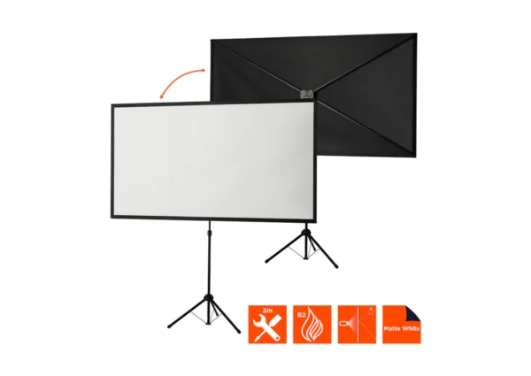 Celexon 177 x 100cm Ultra-Lightweight Freestanding Projection Screen – Image 4