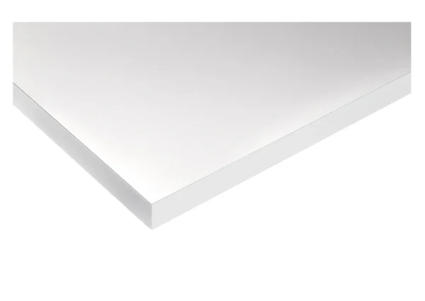 celexon eAdjust Melamine Desk Top - 125 x 75cm, White