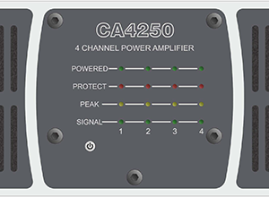 CA4250 - 4 Channel Amplifier 250w Per Output Channel