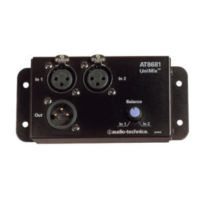 UniMix® 2-to-1 Microphone Combiner with Balance Control AT8681