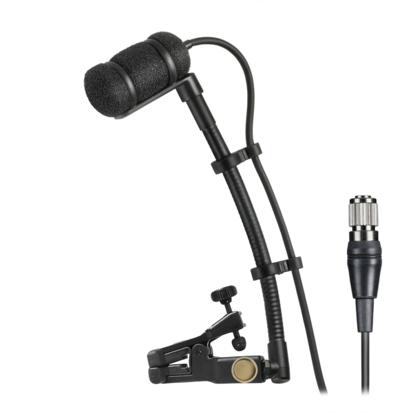 Microphone Cardioïde à Condensateur pour Instrument avec montage universel pour version sans fil ATM350UcH