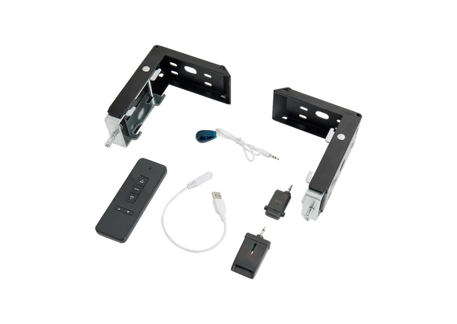 celexon HomeCinema Plus 204 x 114 cm, 92" Motorized Tensioned Projection Screen - CLR UST, Black – Image 2