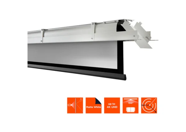 Celexon Expert 160 x 160 cm motorized ceiling-mounted projection screen – Image 10