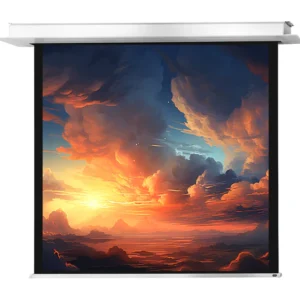 celexon PRO Plus 160 x 160 cm motorized ceiling recessed screen