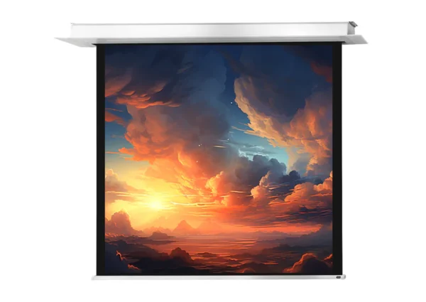 celexon PRO Plus 160 x 160 cm motorized ceiling recessed screen