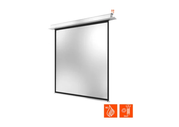 celexon PRO Plus 160 x 160 cm motorized ceiling recessed screen – Image 5