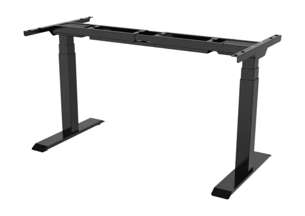 celexon PRO eAdjust-58123 electrically height-adjustable desk - black, with 125 x 75 cm table top – Image 4
