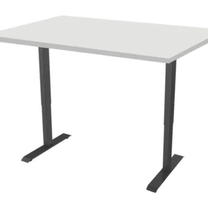 celexon ECO eAdjust-71121 electrically height-adjustable desk - black, with 125 x 75 cm table top - for ergonomic height adjustment in everyday life